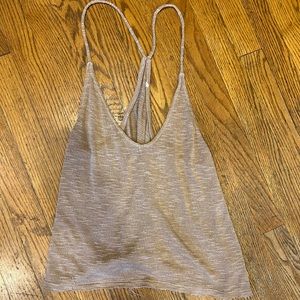 AE brown/gold/beige tank top